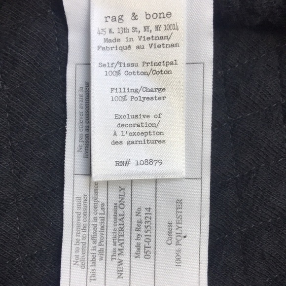 rag & bone Rein Quilted Crewneck Sweatshirt - Picture 6 of 8